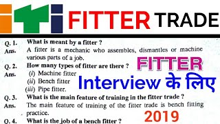 Apprentice Interview 2019  ISROBHELDRDOSAILONGC Fitter Interview Questions amp Answers 2019 [upl. by Kassi]