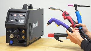 5 in 1 Multi Welder Plasma Cutter MIG TIG MMA Headux CMT 250  Unboxing amp Test [upl. by Aniratak]