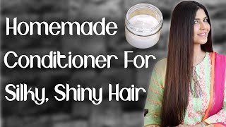 Homemade Conditioner for Silky Shiny Long HairChemical Free Natural Conditioner  Ghazal Siddique [upl. by Leffen444]