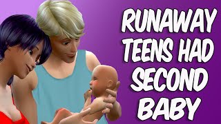 Miraculous🐞Runaway Teens Had a Second Baby🍼👶Sims 4 100 infant Challenge [upl. by Nel]