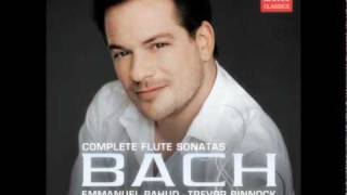 Emmanuel Pahud Bach Sonata in e minor 22 Bwv 1034 [upl. by Elletsirhc863]