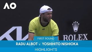 Radu Albot v Yoshihito Nishioka Highlights 1R  Australian Open 2022 [upl. by Bully]