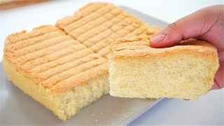 3 Ingredients SPONGE CAKE [upl. by Sylram180]