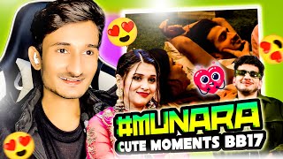 MUNARA CUTE MOMENTS BB17 🦋😻 MUNAWAR FARUQUI amp MANNARA CHOPRA CUTE MOMENTS 🤩 SULEMAN MUGHAL [upl. by Drofwarc]