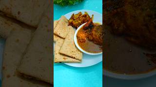 Aaj ki thali Machhali roti shortvideo recipe viralvideo cooking [upl. by Allissa557]