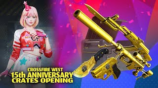 Crossfire West  15th Anniversary crates opening [upl. by Colvin]