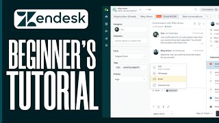 Zendesk Tutorial for Customer Service  How to Use Zendesk 2024 [upl. by Attey]