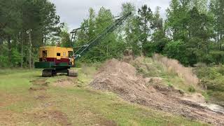 Bucyrus Erie 25B dragline operating [upl. by Johnette]