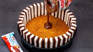 Kinder Milk cake without baking It has conquered the Internet [upl. by Adnolohs]