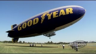 Goodyear Blimp  MotoMan Learns How to Pilot the Goodyear Blimp  Part One [upl. by Nibbs]