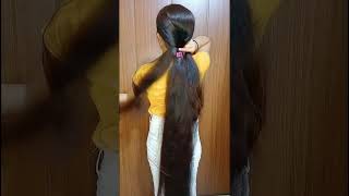 Easy hairstyle longhair hairstyle shorts [upl. by Rollecnahc330]