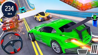 Mega Ramp Car Racing Gameplay –Impossible Car Stunt Game  AndroidGameplay New Games [upl. by Zannini982]