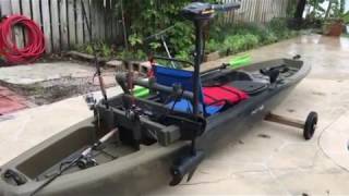 Ascend kayak FS12T modifications with trolling motor [upl. by Rettke786]