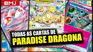 Lista completa de Paradise Dragona  Pokémon TCG SV8a [upl. by Atterrol431]