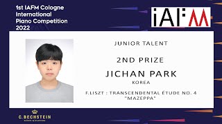 IAFM Cologne International Piano Competition 2022 Winners Concert  Jichan Park [upl. by Enilav]