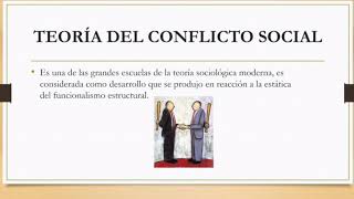 Teoría del conflicto social [upl. by Mahsih345]