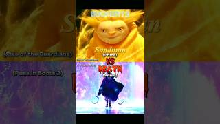 Sandman Vs Death riseoftheguardians pussinbootsthelastwish dreamworks battle edit [upl. by Marsden]