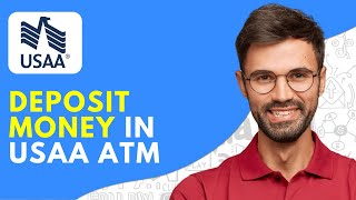 How to Deposit Money in USAA ATM  Deposit Cash [upl. by Enyalahs]