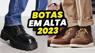 BOTAS MASCULINAS pra 2023 as 4 principais TENDÊNCIAS do Momento  Moda Masculina [upl. by Shue]