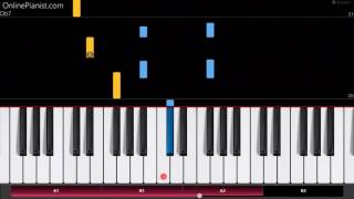 Flea Waltz  Flohwalzer  Easy Piano Tutorial [upl. by Ytram]