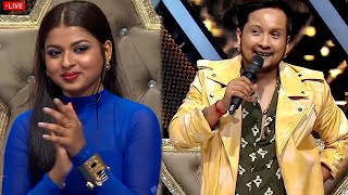 omg 😱 captain pawandeep rajan के इस song को सुनकर  arunita हुई empress 🤭 super starsinger 3 [upl. by Sheri796]