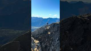 DIZZINESS MOUNTAIN cresta ROCCIOSA da BRIVIDO😱😱😱😬😬 😬 VERTIGINI climb rockclimbing  mountains [upl. by Dewhurst]