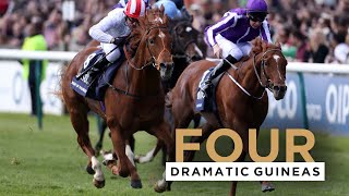 FOUR OF THE MOST DRAMATIC QIPCO GUINEAS AT NEWMARKET RACECOURSE [upl. by Reaht26]