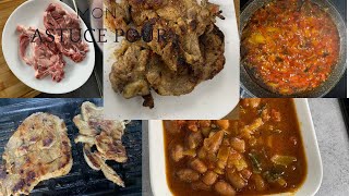 COTE DE PORC GRILLE comme au BARBECUEet Madesu ya supu recette congolaise [upl. by Leakcim]