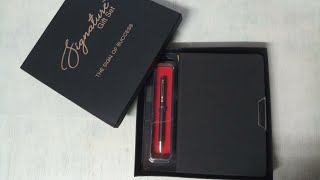 Cello SIGNATURE PENDAIRY GIFT SET  FRISCO COMBO SETDAIRY PENBLACK  UNBOXING AND REVIEW [upl. by Sinnard]