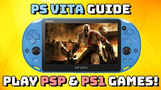 Adrenaline PSPPS1 Emulator Setup For PS Vita Full Guide [upl. by Ykvir]