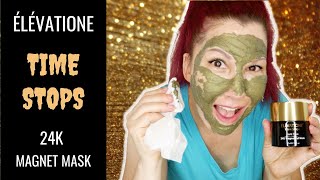 ELEVATIONE TIME STOPS  Gold Tiara 24k Magnet Mask Review  Demo [upl. by Osanna]