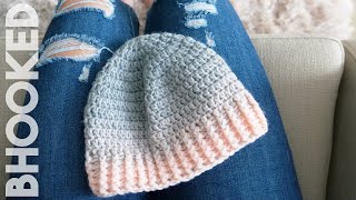 How to Crochet a Hat from Crown to Band [upl. by Jereld]