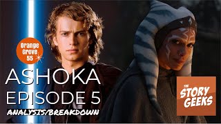 Star Wars AHSOKA Episode 5 AnalysisBreakdown  Story Geeks [upl. by Assirol]