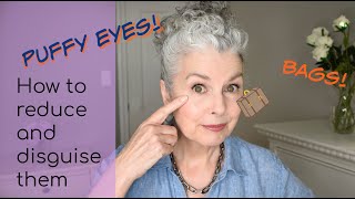 PUFFY EYES How to help shrink and disguise EYE BAGS  Makeup artist KerryLou shares her secrets [upl. by Gainor]