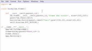 wxPython Programming Tutorial  2  Creating Buttons [upl. by Auhsoj]