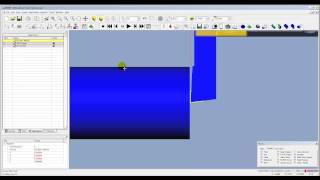 ESPRIT CAM  2 Axis Lathe [upl. by Anialram]