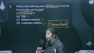 Which of the following traits is not shared by both the hemichordata and chordata [upl. by Aneladdam]