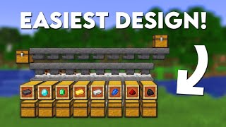 Minecraft EASY Automatic Sorting System 120 Tutorial  Auto sorter [upl. by Aimil161]