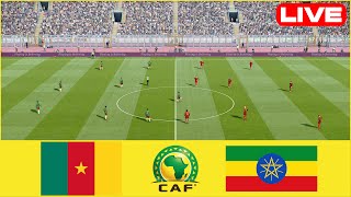 FOOTBALL LIVE🔴Cameroon vs Ethiopia  Africa Cup of Nations 13 January 2022 Full Match eFootball 2024 [upl. by Yorgo]