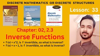 Lesson 33 Inverse Functions with Examples in Discrete Mathematics [upl. by Cindee453]