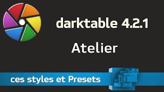 darktable 421  Ces styles et Presets [upl. by Demetri817]