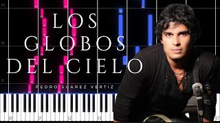 Los globos del cielo  Pedro Suarez Vertiz PIANO TUTORIAL Sheet in the description [upl. by Ardnnek566]