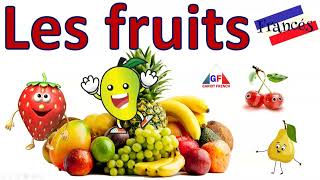 20 Frutas en Francés para niños  Fruits en espagnol et en français  denfant [upl. by Hegarty]