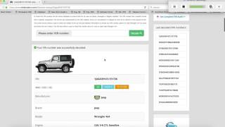 VIN number checkHow to get car info using VIN number [upl. by Sutsugua14]