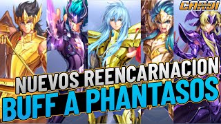 Nuevos caballeros A LA REENCARNACION🔥🔥Mini BUFF a Phantasos🔥saintseiyaawakening [upl. by Esiuole]