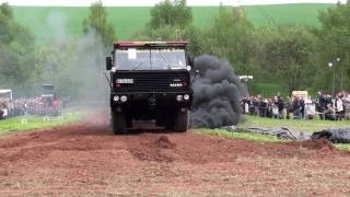 Tatra 813 8x8 Truckpulling Oberlungwitz  Schwarzrauch  SMOKPower [upl. by Ananna2]