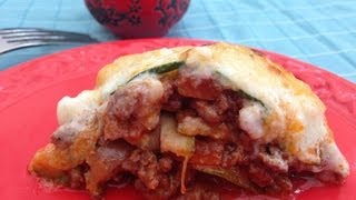 Pasta Less Lasagna using courgettes [upl. by Pliner]