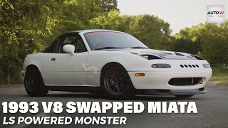 1993 V8 Swapped Mazda Miata  LS POWERED MONSTER [upl. by Carhart144]