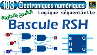 103 Logique séquentielle Bascule RSH [upl. by Peednama932]