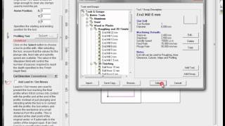 2D profiling tutorial artcam tutorial [upl. by Acirtal]